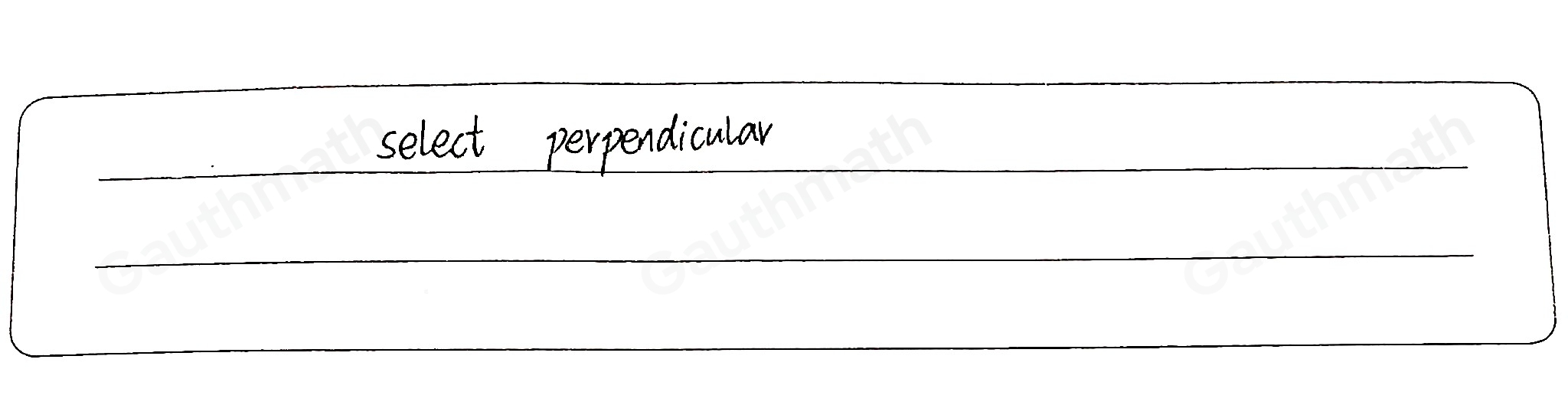 Consider the diagram. Lines AC and RS are coplanar. parallel. perpendicular. skew. Link to Superintendent Searc