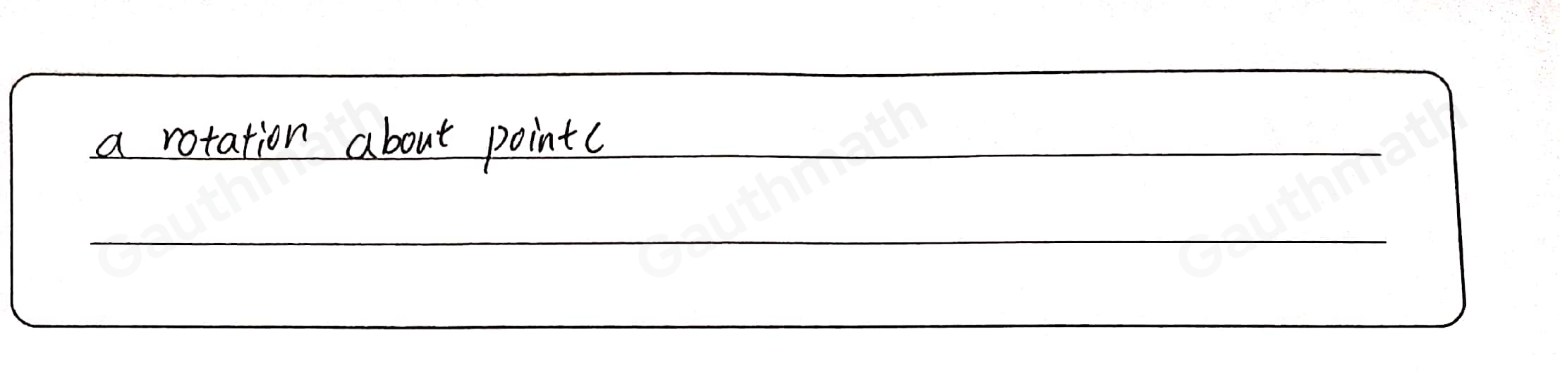 Which rigid transformation would map △ ABC to △ EDC? a rotation about point B a reflection across the line containing overline CB a reflection across the line containing overline AC a rotation about point C