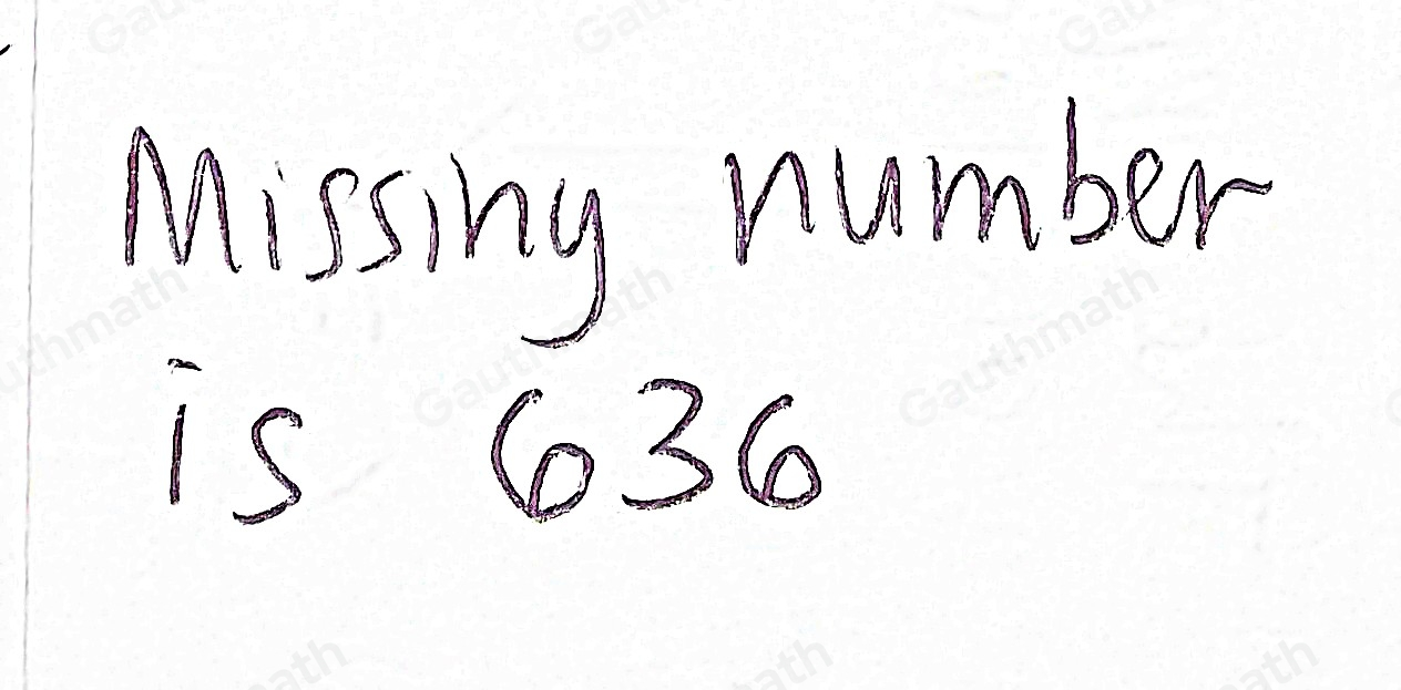 Determine the missing number : _ 343+ =979