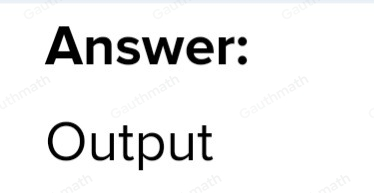 Which word best describes the range of a function? input output independent relation