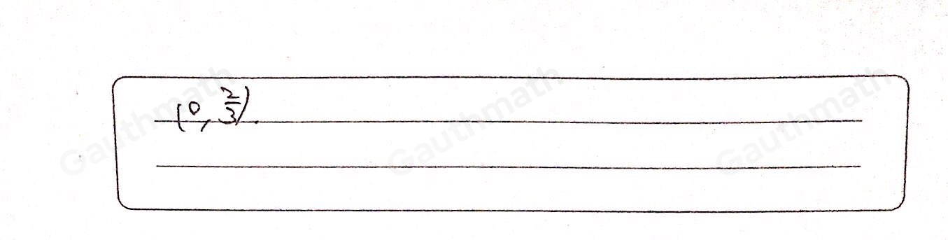 Which point on the y-axis is on the line that passes through point R and is parallel to line PQ? 0, 2/3 0,4 - 2/3 ,0 4,0