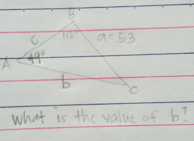 What is the value of b ?