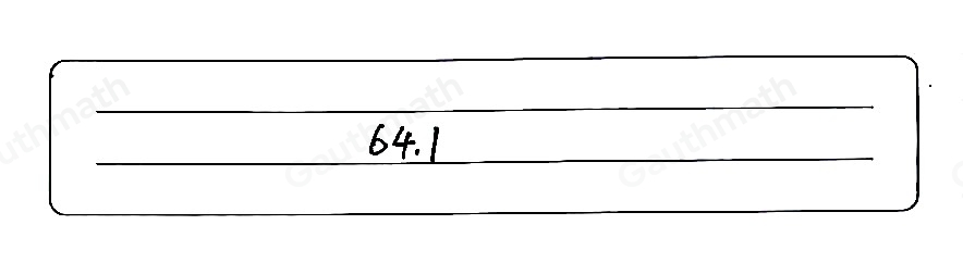 The radius of a circle is 10.2 cm. Find the circumference to the nearest tenth. Answer: C 68.4 Submit Answer cn atterpt 2 out of